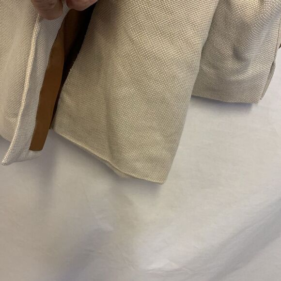 Pronto Moda Elite Cream Wool Silk Bamboo Woven Texture 2 Button Sport Coat 42R - Picture 12 of 14